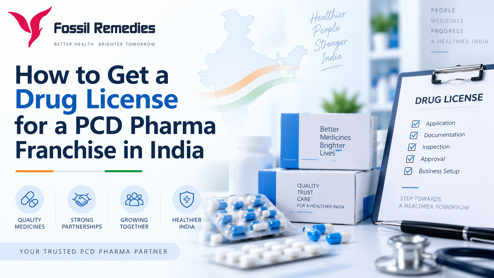 How to Get a Drug License for a PCD Pharma Franchise in India